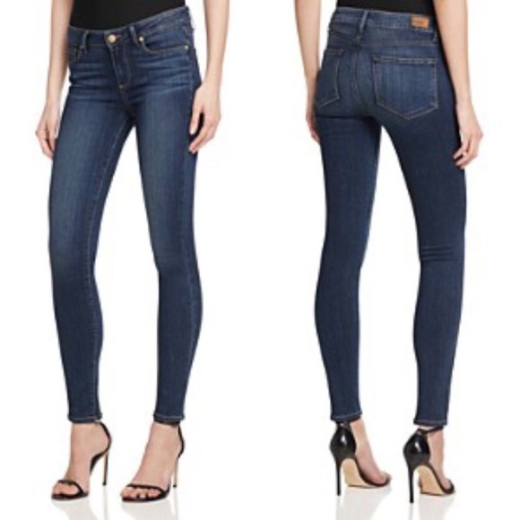 PAIGE Peg Skinny Jeans Ziggy Wash - Picture 1 of 8